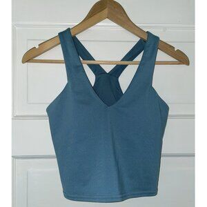 Alo S Teal Agate Airbrush Real Bra Tank